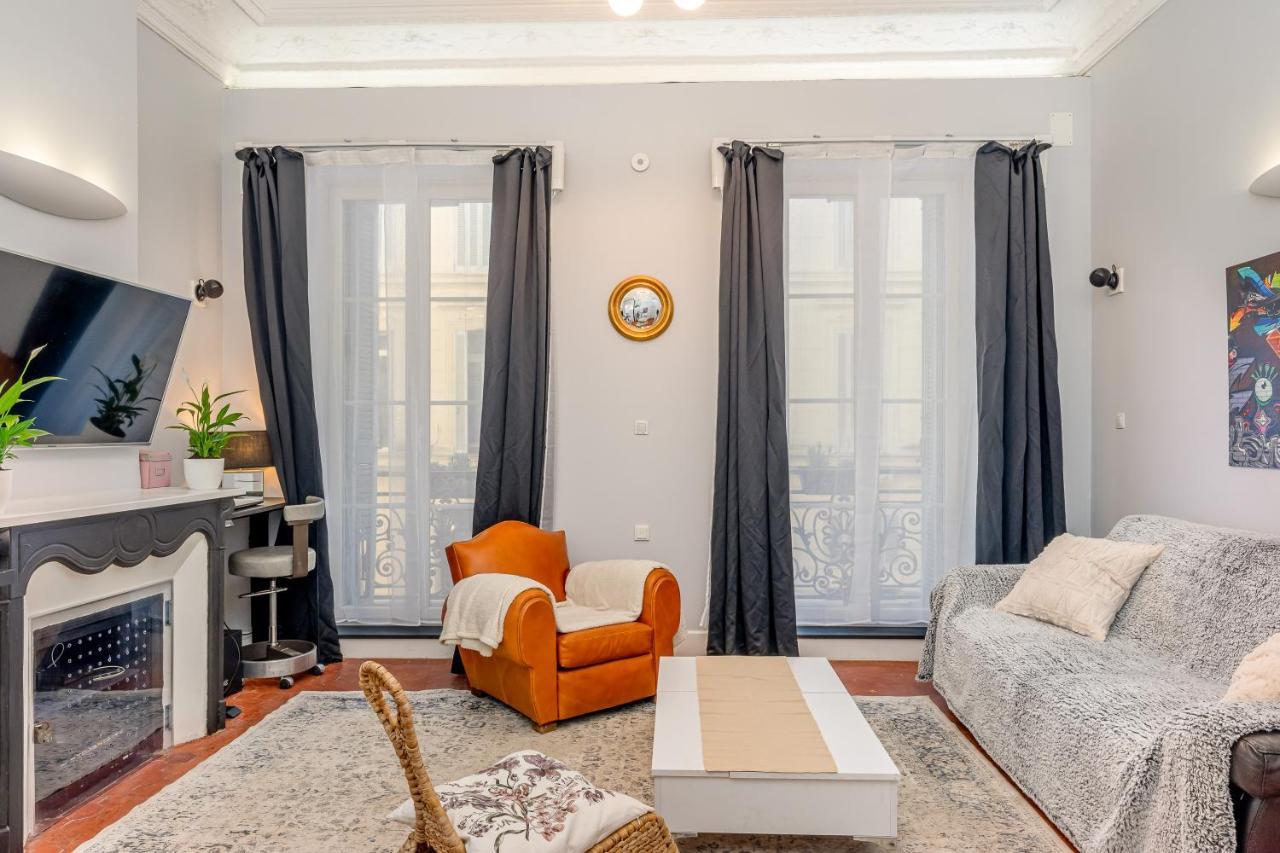 Nouvel Appartement De Caractere Et Climatise A La Joliette Marseille Luaran gambar