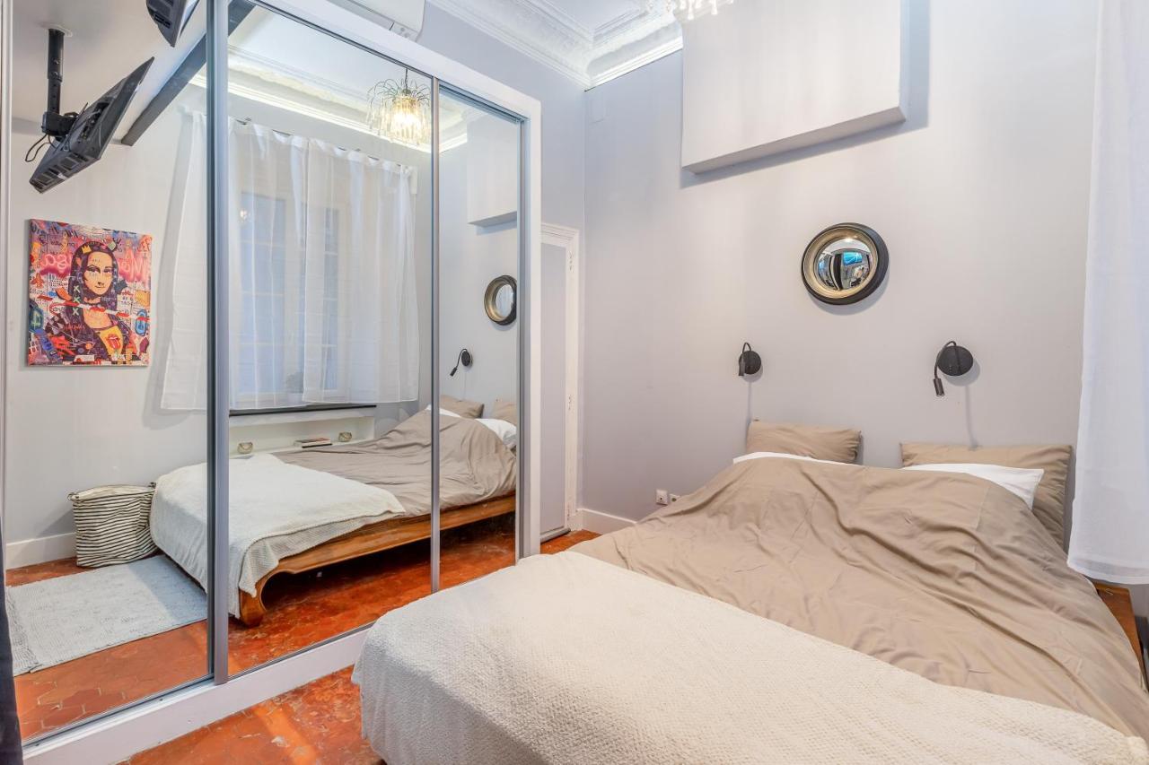 Nouvel Appartement De Caractere Et Climatise A La Joliette Marseille Luaran gambar